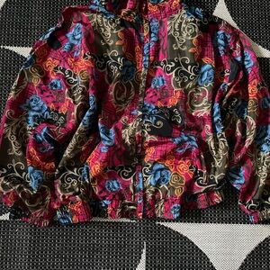 Floral Multicolor Women's Jacket